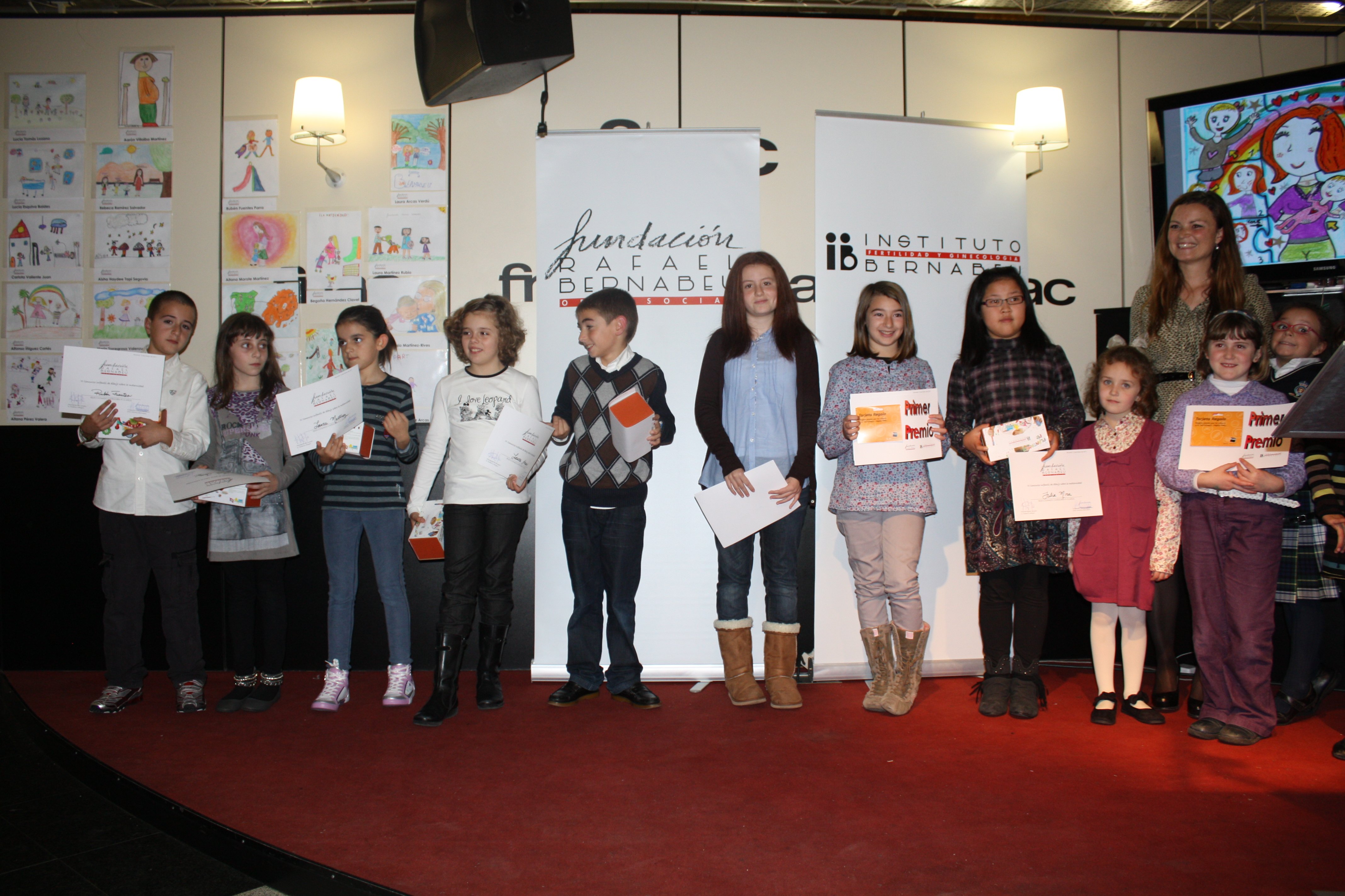 III entrega de premios concurso de dibujos Fundacion Rafael Bernabeu Obra Social