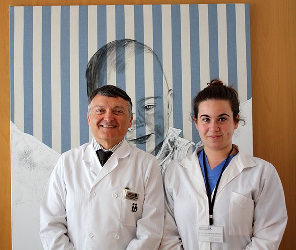 Nuestro Director Médico, el Dr. Rafael Bernabeu, y Carlotta Girardo.