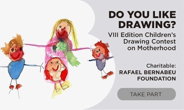 La Fundación Rafael Bernabeu invita a los niños a dibujar la maternidad