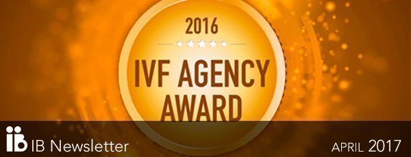 New IB Newsletter: IVF Agency of the year 2016 award