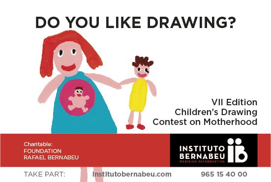 La Fundación Rafael Bernabeu convoca el VII Concurso Infantil de dibujos sobre la maternidad