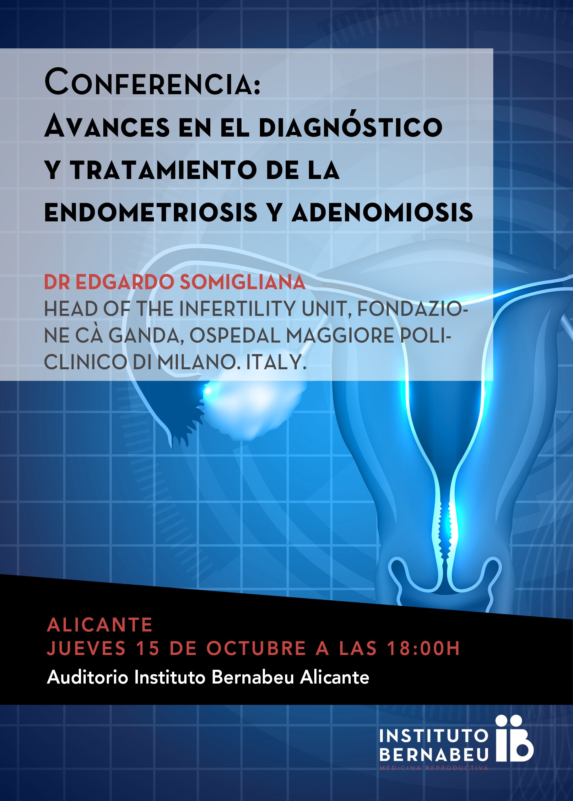 Conferencia “Avances en el diagnóstico y tratamiento de la endometriosis y adenomiosis”