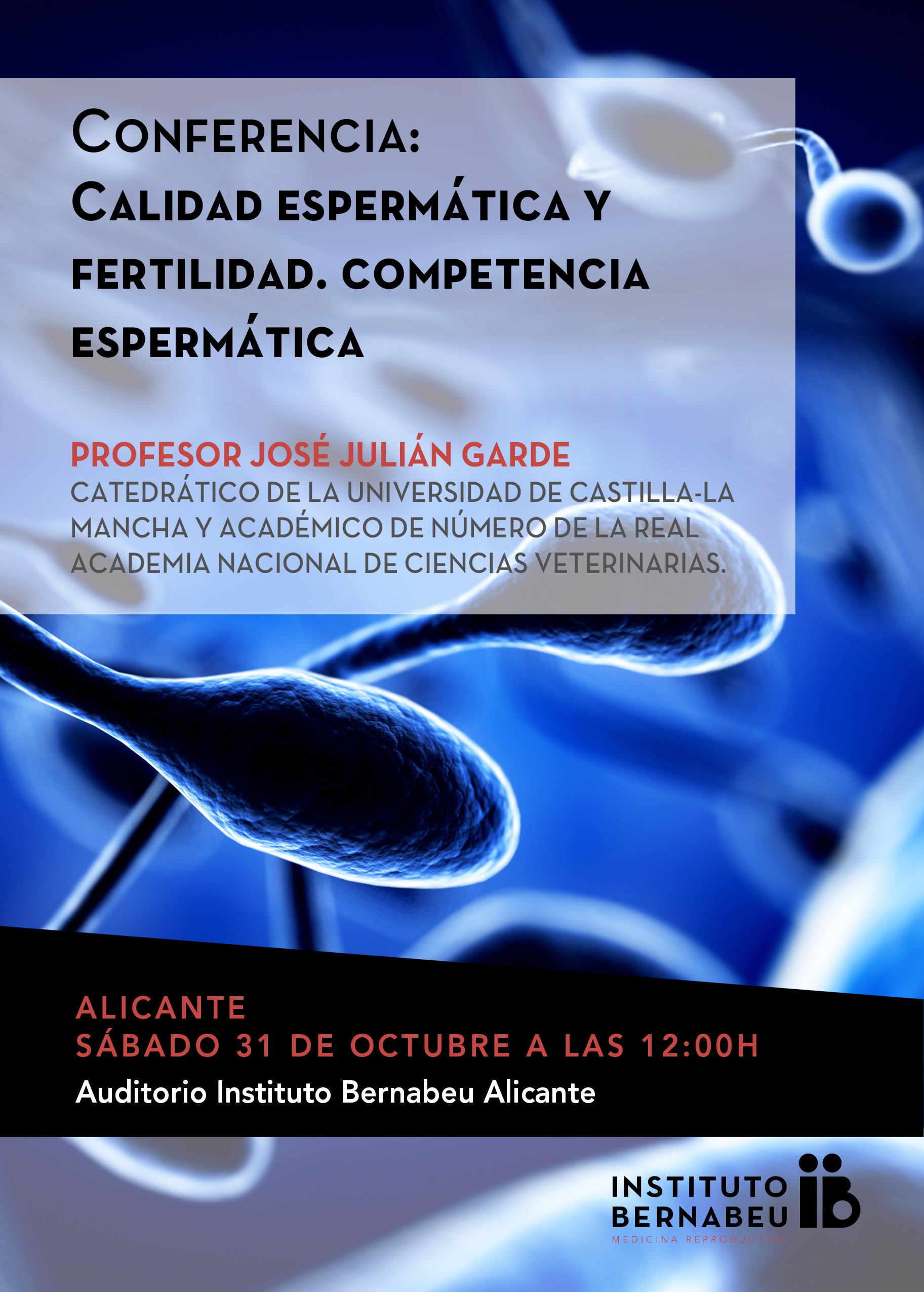 Conferencia “Calidad espermática y fertilidad: competencia espermática”