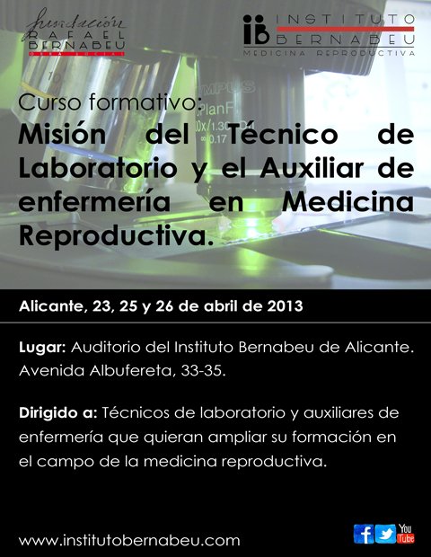 Misión del técnico de laboratorio y el auxiliar de enfermería en Medicina Reproductiva.