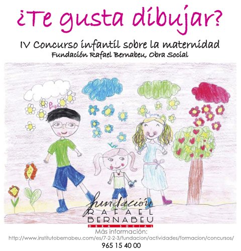 Convocazione per il 4º concorso “disegna la maternità” della Fondazione Rafael Bernabeu, Impegno Sociale.