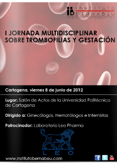 Cartagena acoge la I Jornada multidisciplinar sobre trombofilias y gestación