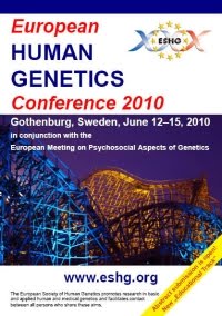 Presentación de comunicaciones del  grupo IB en el “European Human Genetics Conference”. Gothenburg, Sweden.