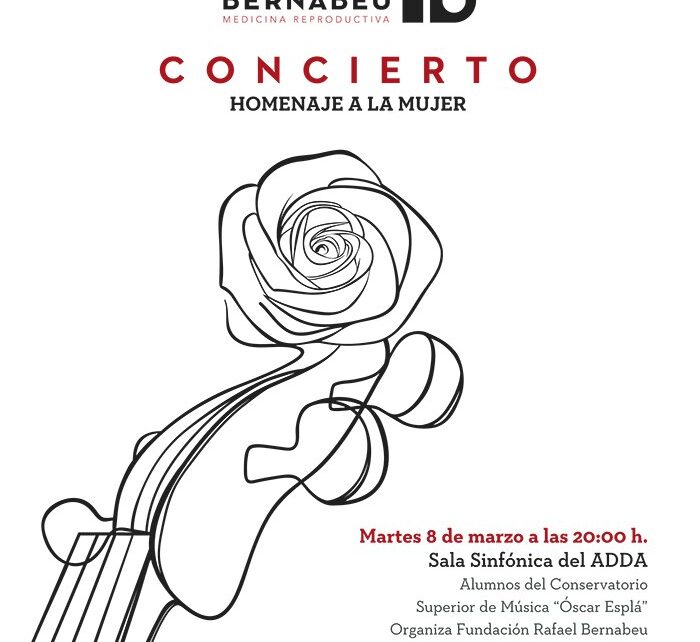 L’Instituto Bernabeu invita la società alicantina ad una nuova edizione del Concerto Tributo alla Donna