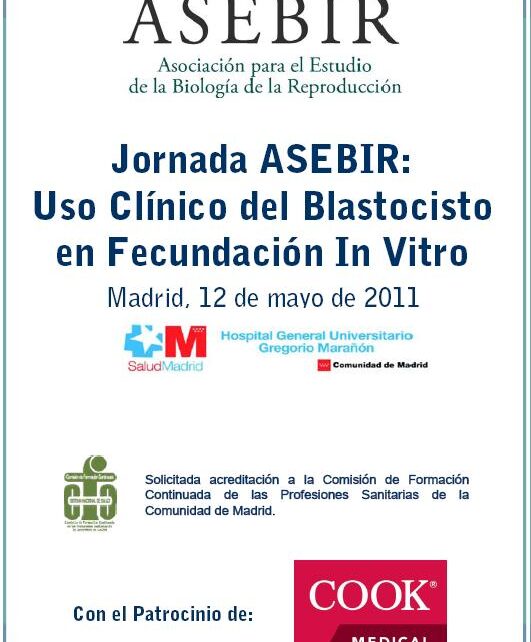 Participación del Dr. Jorge Ten  en la jornada ASEBIR: Uso clínico del blastocisto en FIV.