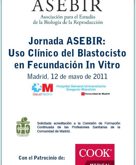 Dr. Jorge Ten to participate in the ASEBIR conference: Clinical use of the blastocyst in IVF