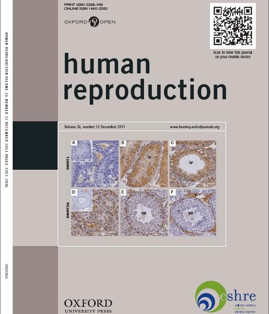 NEW PUBLICATION IN “HUMAN REPRODUCTION”