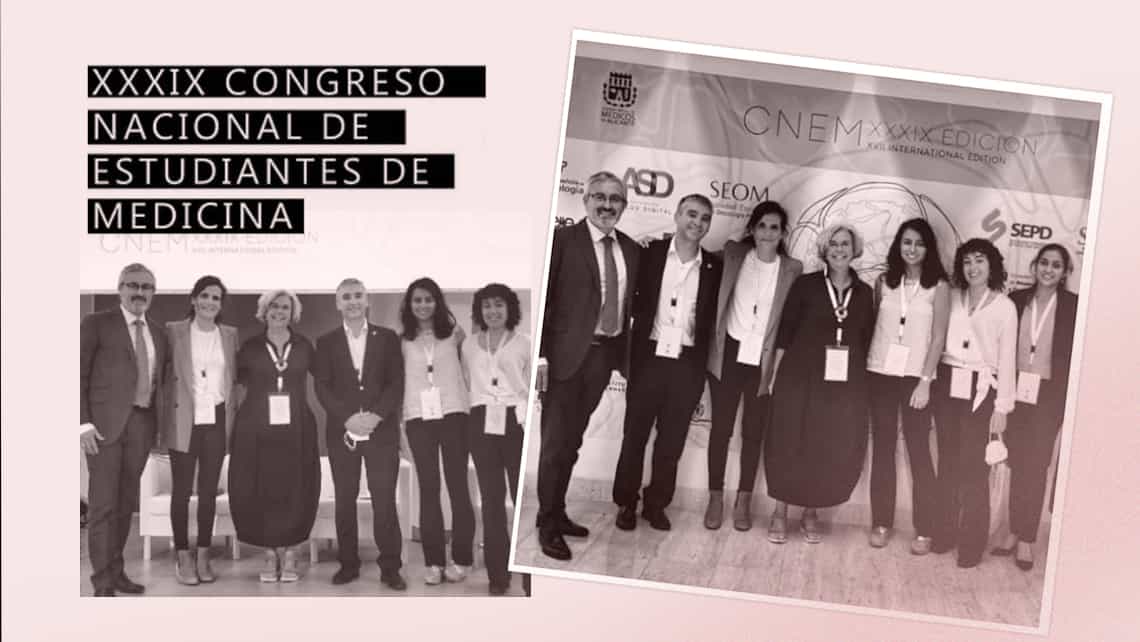 La doctora Andrea Bernabeu participa en la mesa redonda de avances médicos en el siglo XXI del Congreso de Estudiantes de Medicina