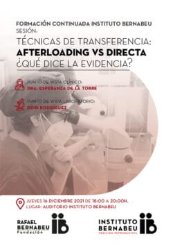 Técnicas de transferencia: Afterloading vs directa. ¿Qué dice la evidencia?