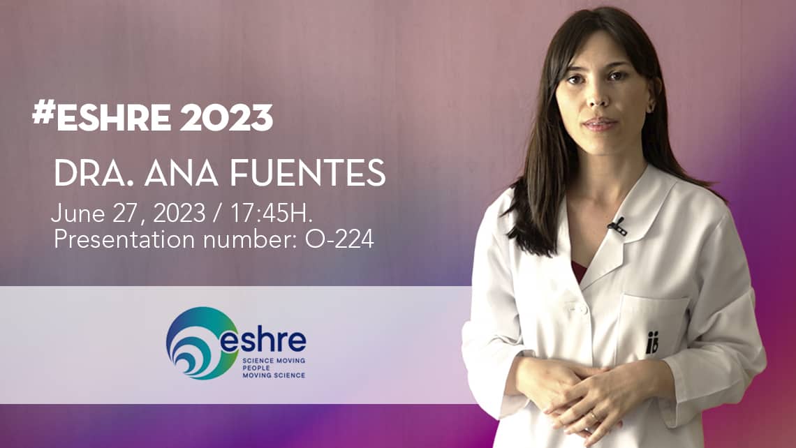 The ESHRE selects in oral presentation format an IB study analysing the PRP effect to obtain more oocytes in patients with low response