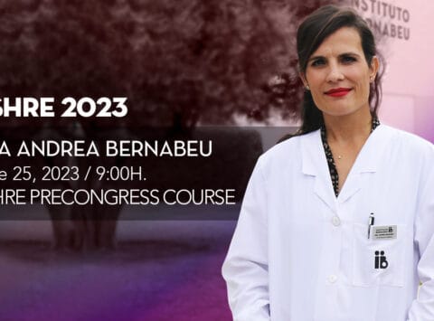 La Dr Andrea Bernabeu discute de l’importance de l’étude du microbiome chez les femmes infertiles lors du cours pré-congrès de la Société Européenne de Reproduction Humaine et d’Embryologie.