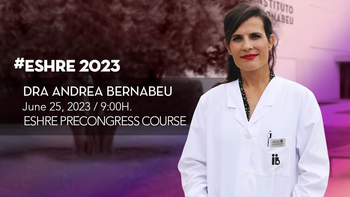 Dr Andrea Bernabeu discussed the importance of the microbiome study in infertile women at the European Society of Human Reproduction and Embryology pre-congress course.