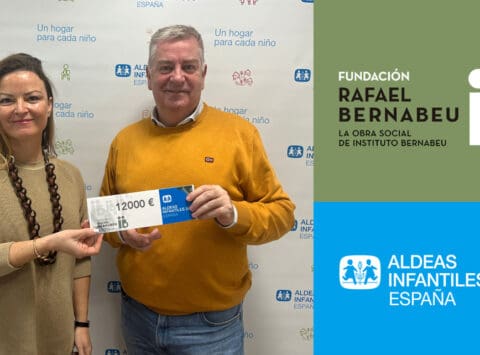 La Fondazione Rafael Bernabeu dona 12.000 euro ad Aldeas Infantiles
