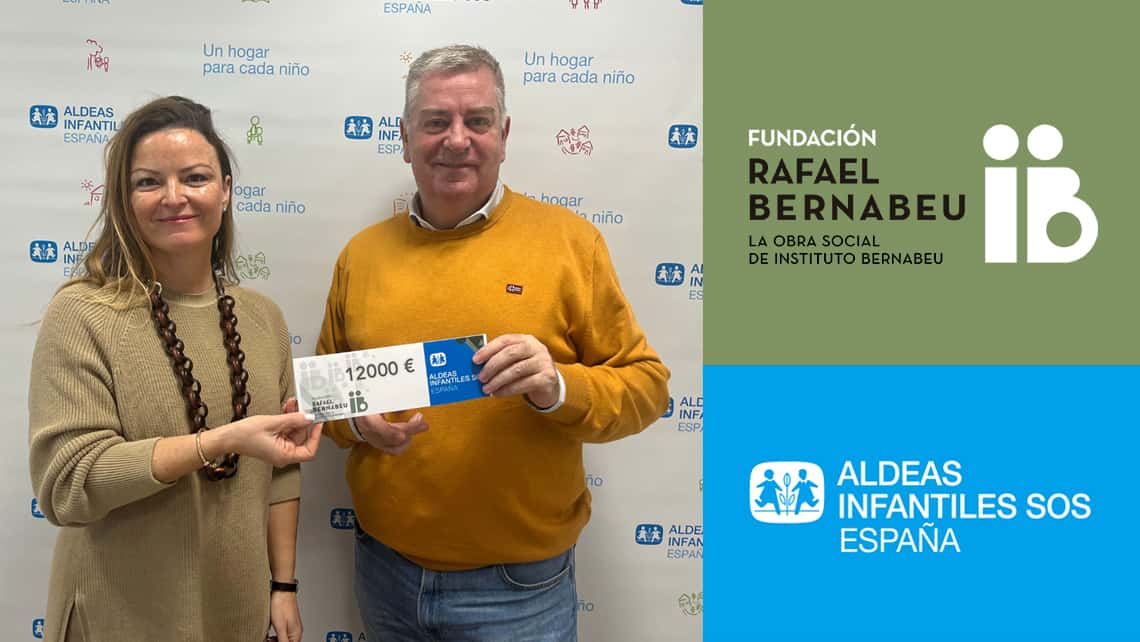 The Rafael Bernabeu Foundation donates 12,000 euros to Aldeas Infantiles