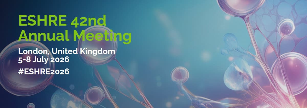 42nd Annual Meeting of the European Society of Human Reproduction & Embryology. ESHRE. 5-6 July 2026. London, United Kingdom